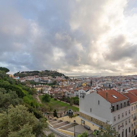 Ferienwohnung Magnificent Flat With Spectacular Views In Graca Lissabon Exterior foto