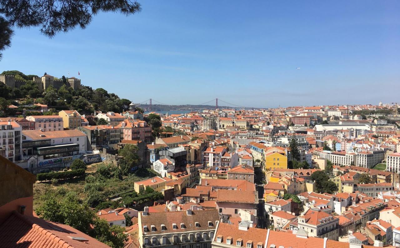 Ferienwohnung Magnificent Flat With Spectacular Views In Graca Lissabon Exterior foto