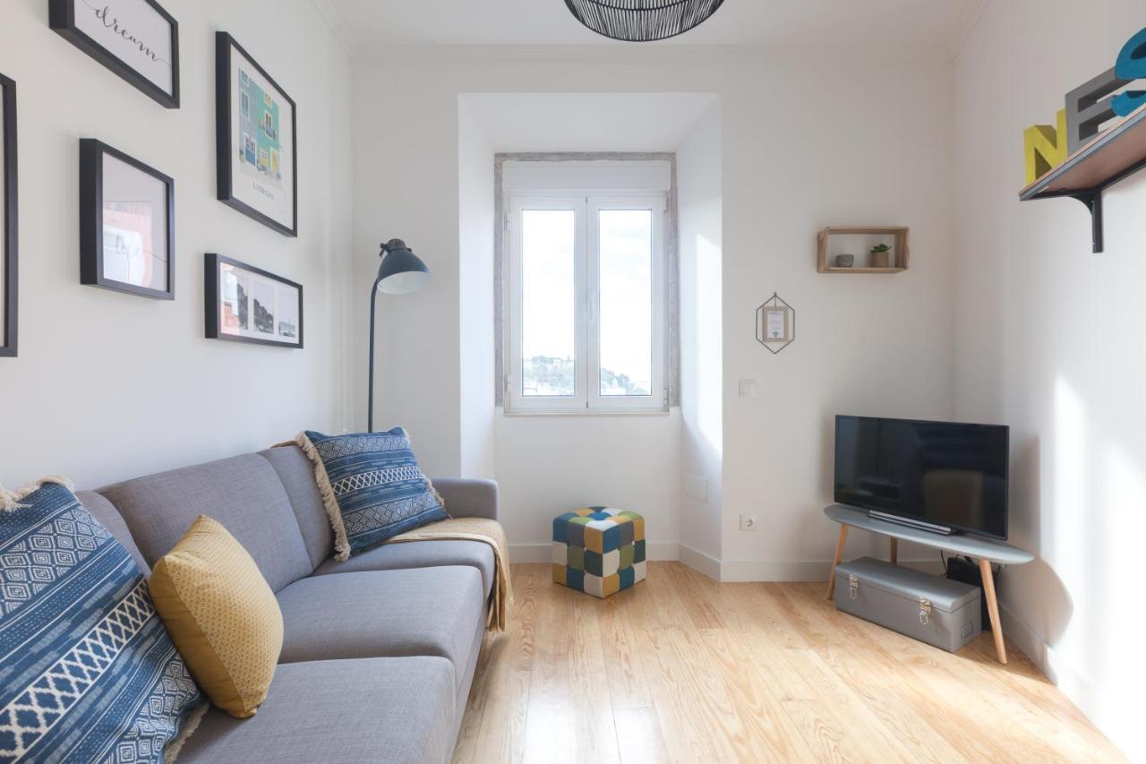 Ferienwohnung Magnificent Flat With Spectacular Views In Graca Lissabon Exterior foto